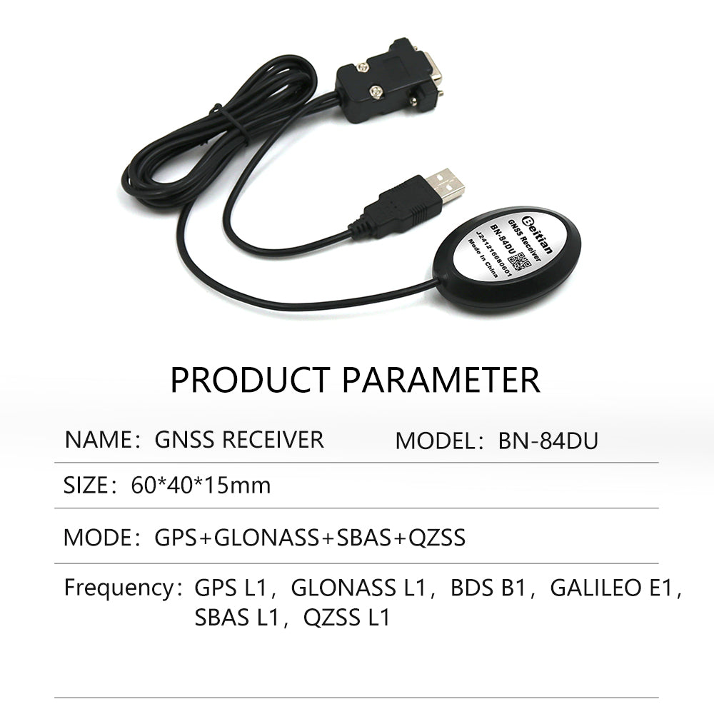 Beitian External GPS dual mode antenna gnss receiver GMOUSE Customizable Timing and positioning high frequency