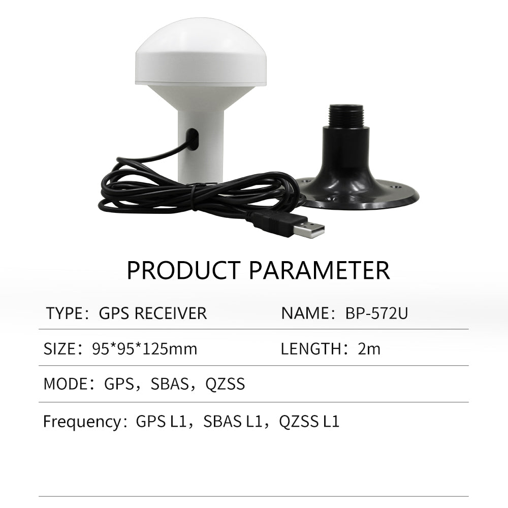 Beitian GNSS mushroom head receiver high gain 35 ceramic chip AIS navigation GPS marine ship BP-573DU