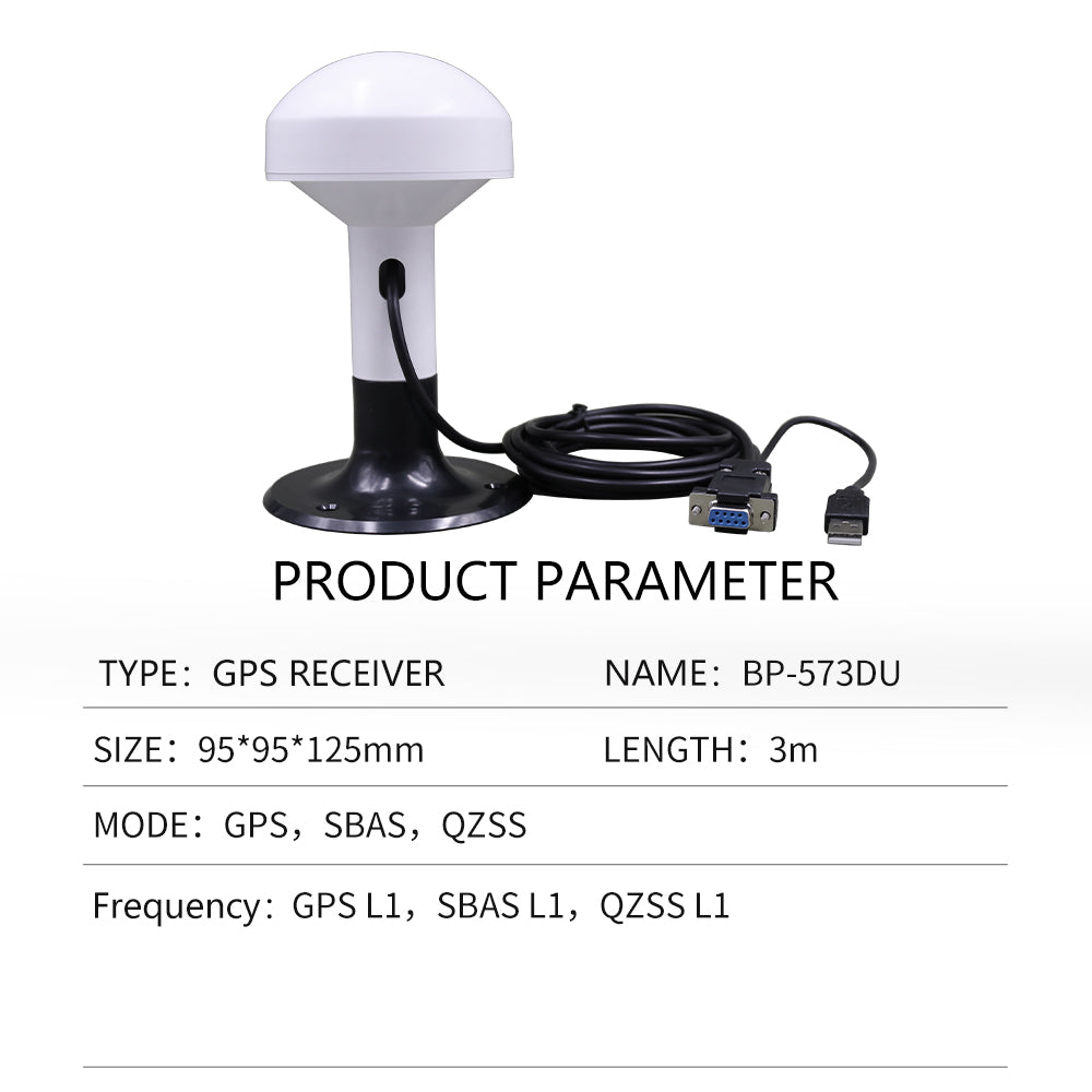 Beitian GNSS mushroom head receiver high gain 35 ceramic chip AIS navigation GPS marine ship BP-573DU