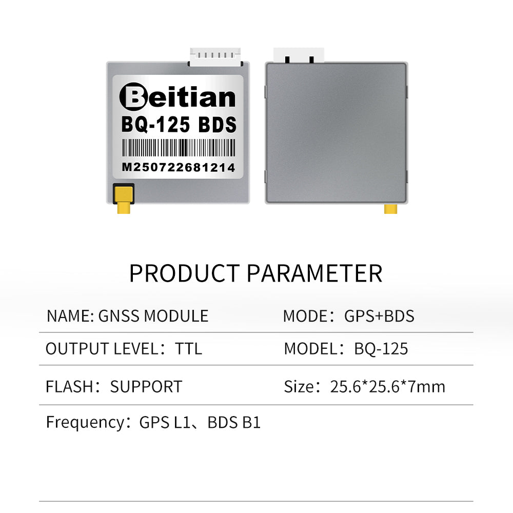 Beitian GPS module gps L1 TTL Level 5V AT6558F marine timing system with flash