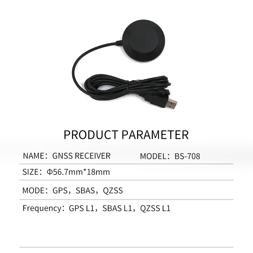 Beitian M9140 M10050 external GPS receiver multi-mode antenna gnss Beidou GMOUSE timing positioning BE-50D