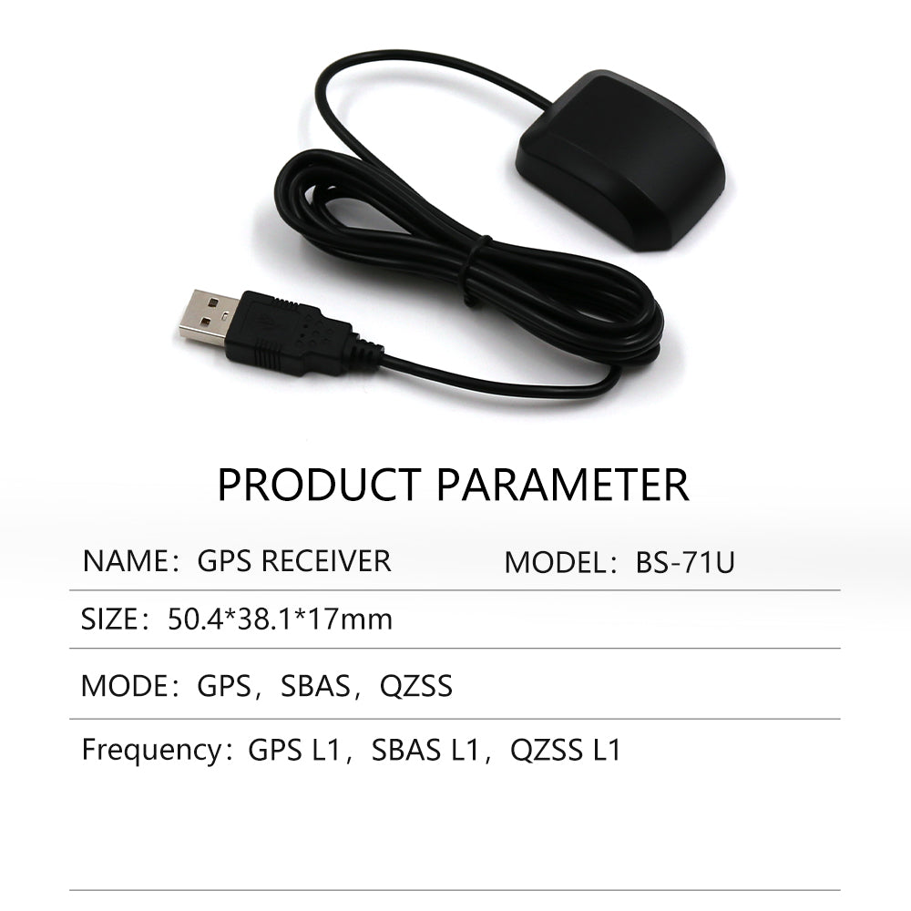 Betian USB Waterproof Built-in Antenna GEMOUSE Dual Mode GLONASS GNSS Receiver better than BU-353S4 BU-353N5 VK-162