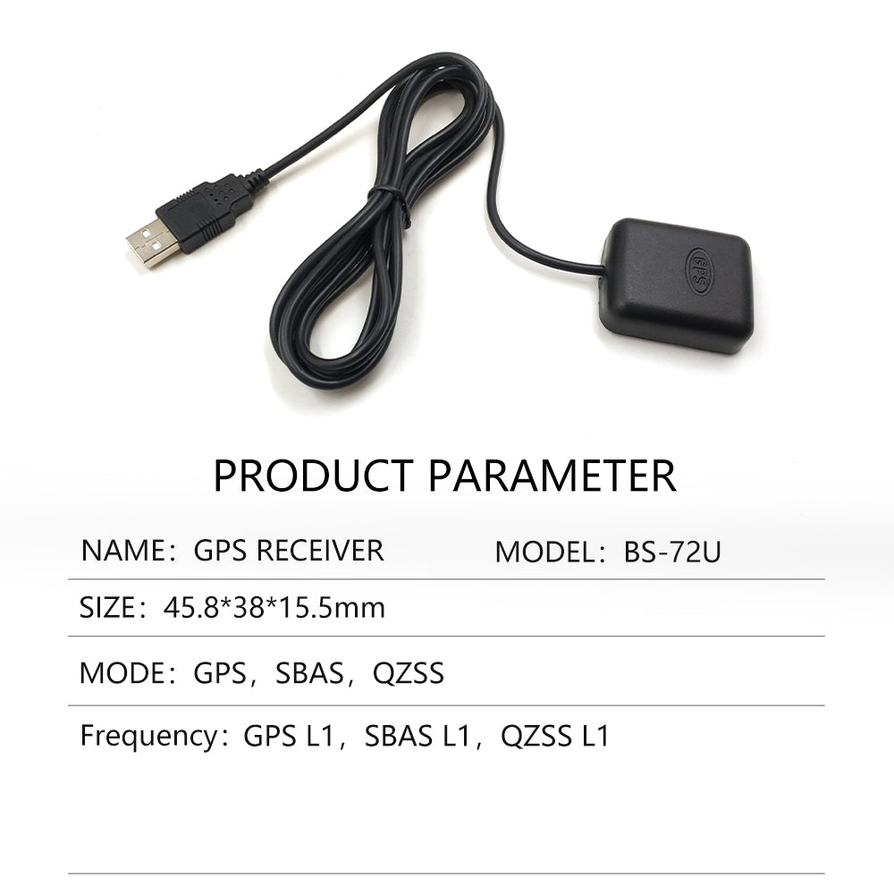 Betian USB Waterproof Built-in Antenna GEMOUSE Dual Mode GLONASS GNSS Receiver better than BU-353S4 BU-353N5 VK-162