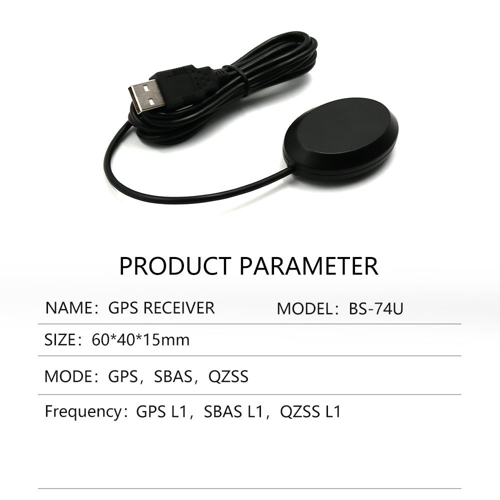 Betian USB Waterproof Built-in Antenna GEMOUSE Dual Mode GLONASS GNSS Receiver better than BU-353S4 BU-353N5 VK-162