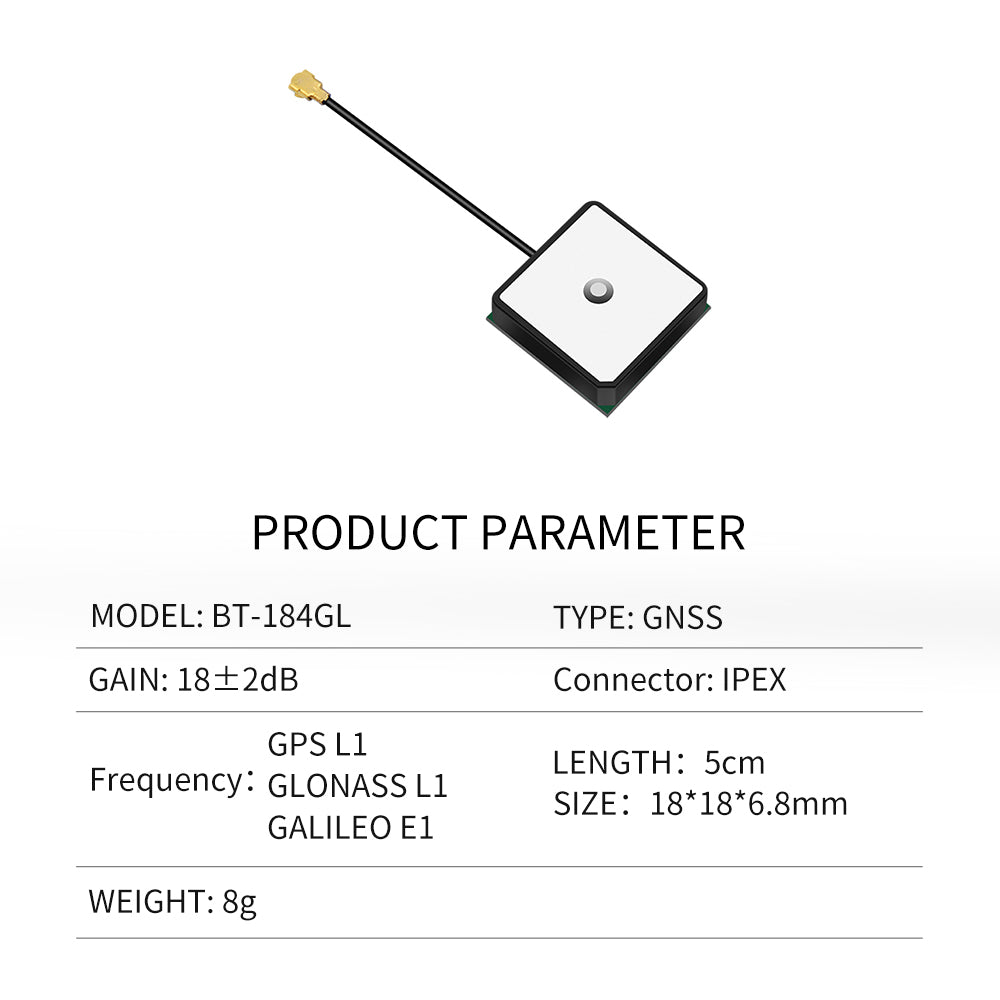 Beitian GPS+GLONASS single-band built-in ceramic antenna BT-580 0010 0000 0001