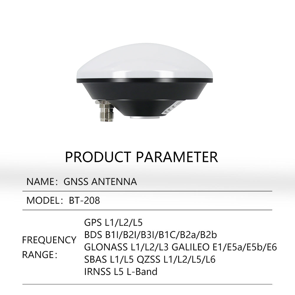 Beitian miniaturization four-star full-frequency satellite navigation antenna high gain high sensitivity high reliability BT-208