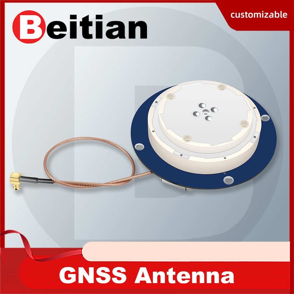 Beitian small RTK high-precision GNSS antenna four-star full-frequency GPS unmanned vehicle agricultural machinery BT-208D01