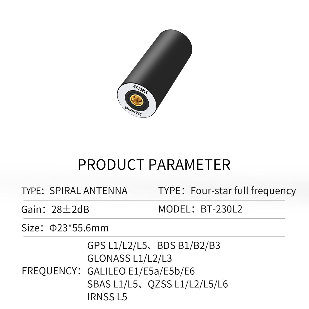 Beitian RTK Drone Lighting Show GPS BDS GLONASS GALILEO SMA-J GNSS  Helical Antenna Series