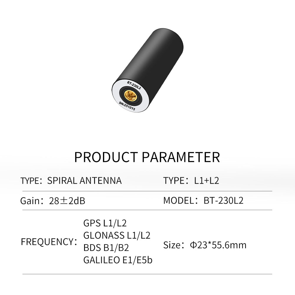 Beitian RTK Drone Lighting Show GPS BDS GLONASS GALILEO SMA-J GNSS  Helical Antenna Series