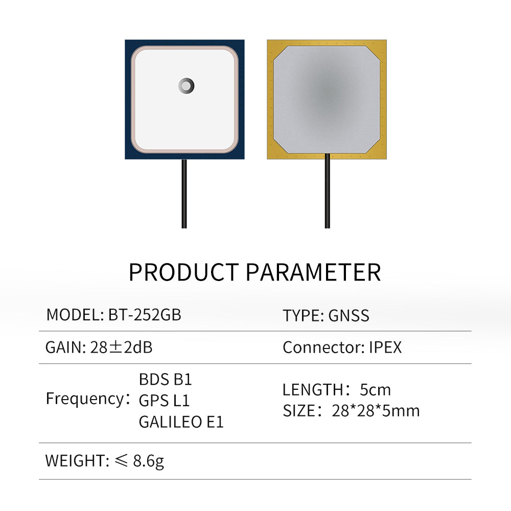 Beitian GPS+GLONASS single-band built-in ceramic antenna BT-580 0010 0000 0001