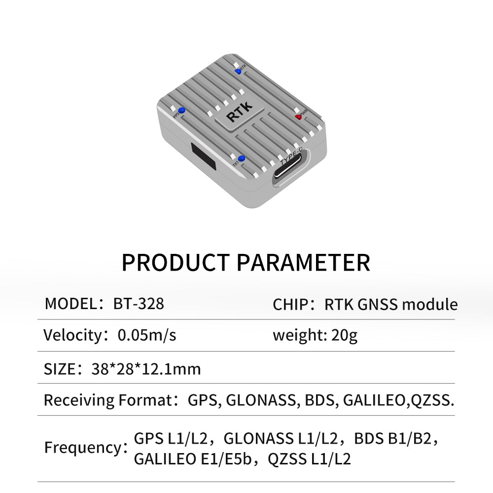 Beitian RTK UM980 ZED-F9P high-precision centimeter-level GNSS module ...