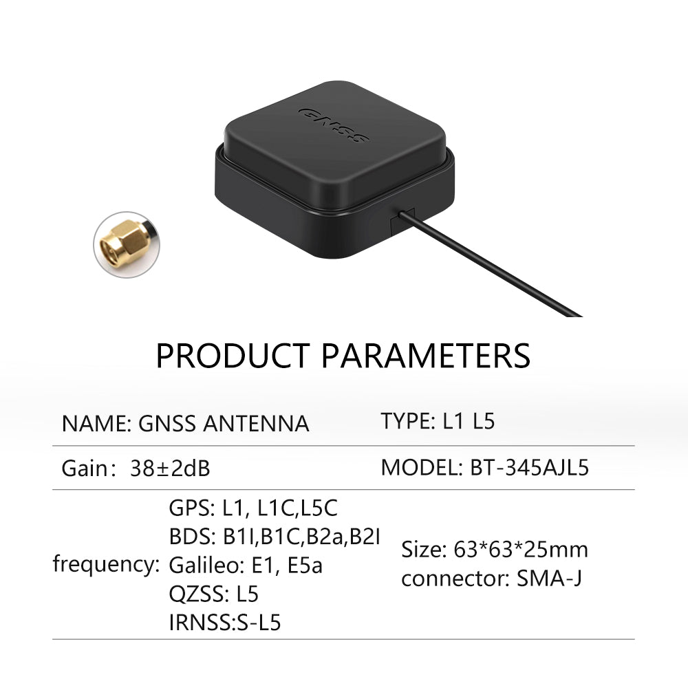 Beitian L1/L2 multi-band high precision GNSS antenna support GPS GLONASS Galileo BeiDou ANN-MB-00 RTK antenna