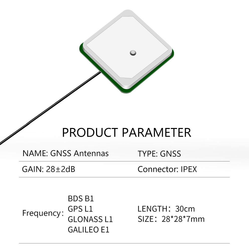 Beitian NEO M8N M8P M8T GLONASS BDS GALILEO GPS antenna cirocomm internal GNSS antenna 5cm cable IPEX connector BT-35