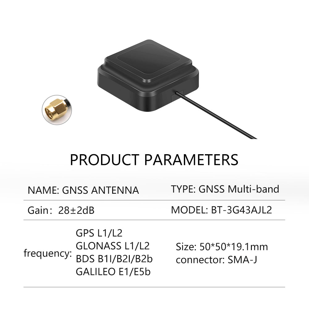 Beitian L1/L2 multi-band high precision GNSS antenna support GPS GLONASS Galileo BeiDou ANN-MB-00 RTK antenna