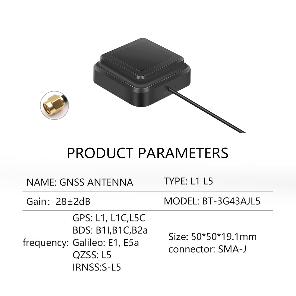 Beitian L1/L2 multi-band high precision GNSS antenna support GPS GLONASS Galileo BeiDou ANN-MB-00 RTK antenna