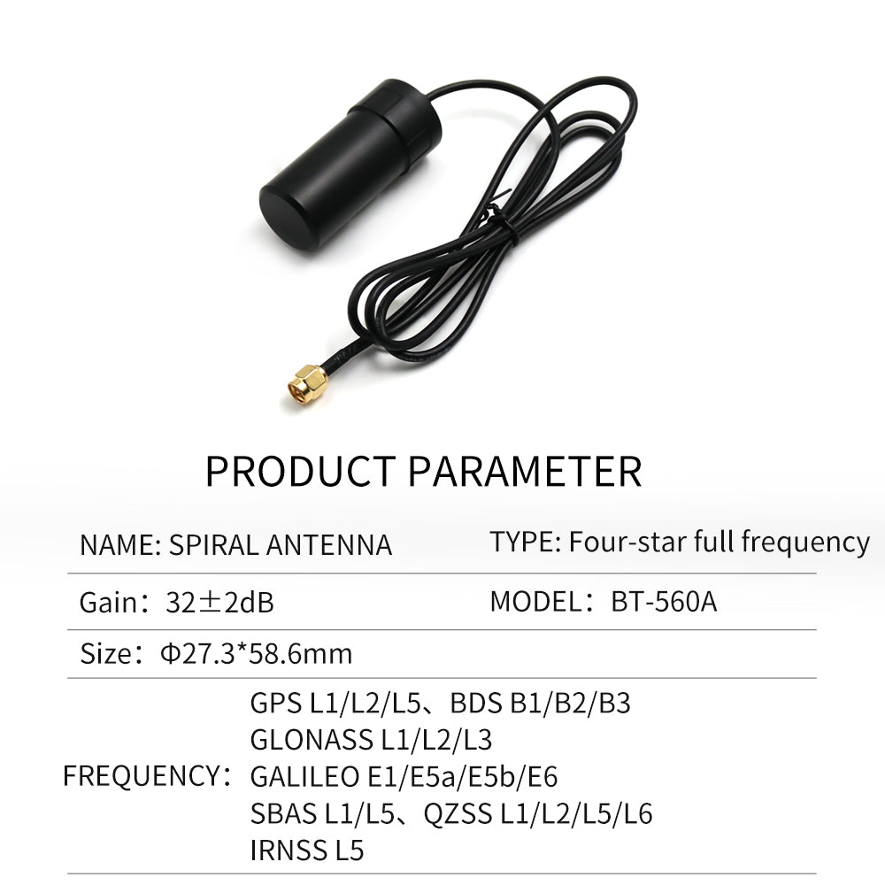Beitian RTK Drone Lighting Show GPS BDS GLONASS GALILEO SMA-J GNSS  Helical Antenna Series