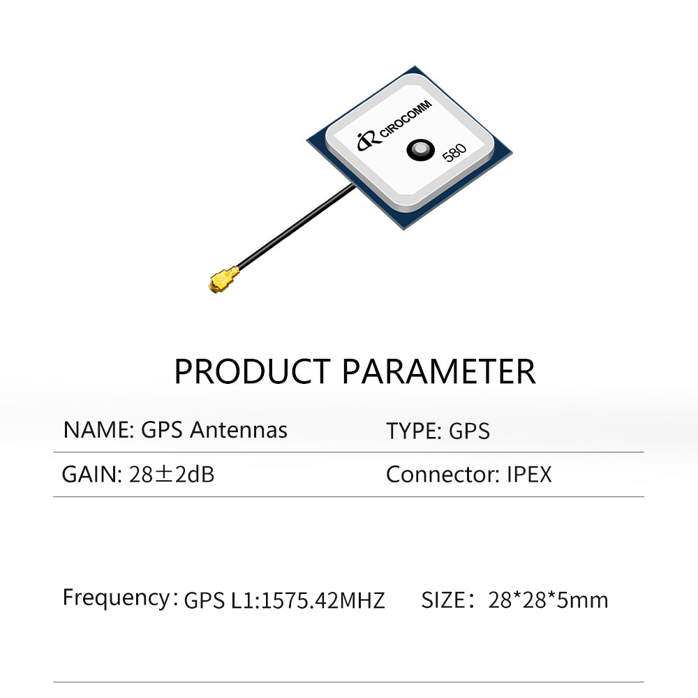 Beitian Cirocomm Taimeng 25*25 small size dual-mode GPS BDS built-in active ceramic antenna BT-0000
