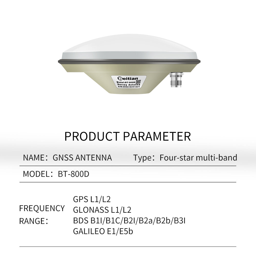 Beitian Gain High Precision Provide Stability And Reliability External Dish For Positioning Application GNSS Antenna