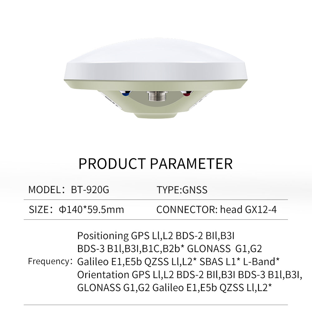 Beitian GNSS receiver RTK high-precision centimeter-level differential GPS all-in-one measurement and mapping BT-920