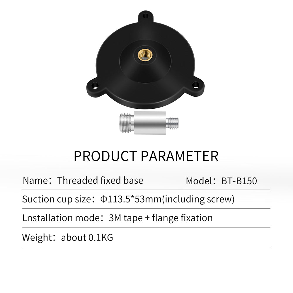 Beitian Metal GNSS Mouting Mushroom Head RTK Antenna Base GPS Magnetic Suction Cup Fixing Bracket BT-M90SD