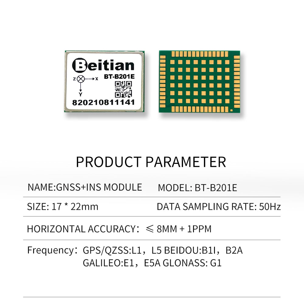 Beitian RTK Differential Centimeter-level BT-B201E Multi-GNSS BDS GPS ...