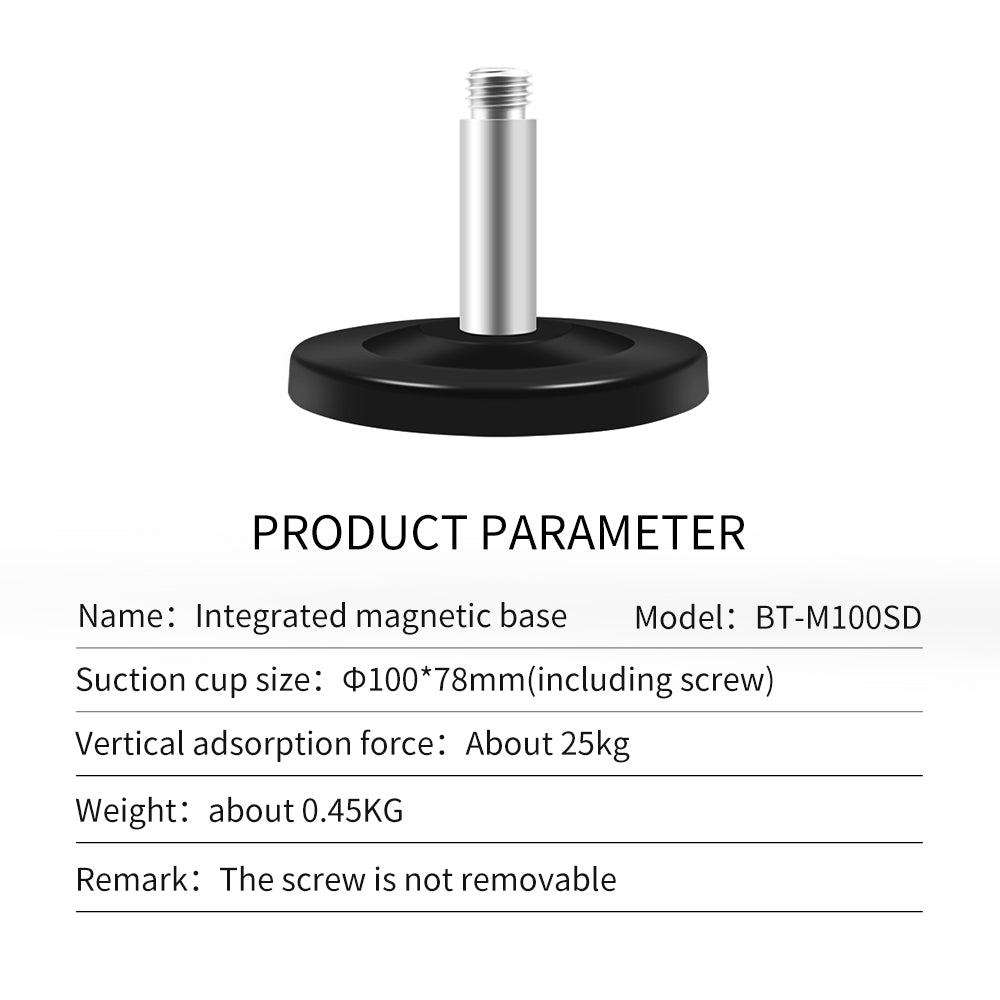 Beitian Metal GNSS Mouting Mushroom Head RTK Antenna Base GPS Magnetic Suction Cup Fixing Bracket BT-M90SD