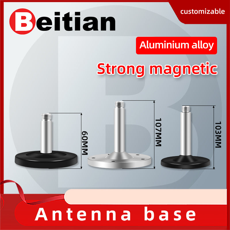 Beitian Metal GNSS Mouting Mushroom Head RTK Antenna Base GPS Magnetic Suction Cup Fixing Bracket BT-M90SD