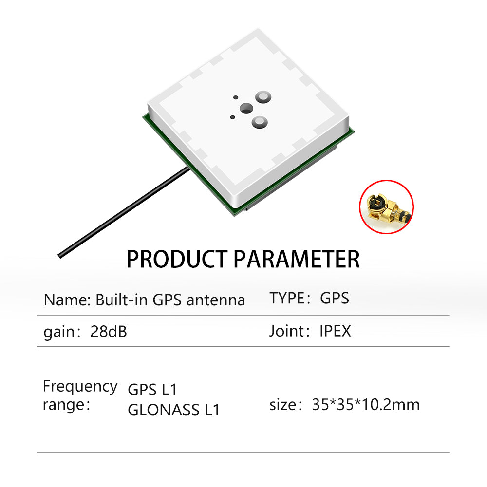 Beitian High Gain GPS Positioning Dual Feed Point Built-in GNSS Antenna BT-T032