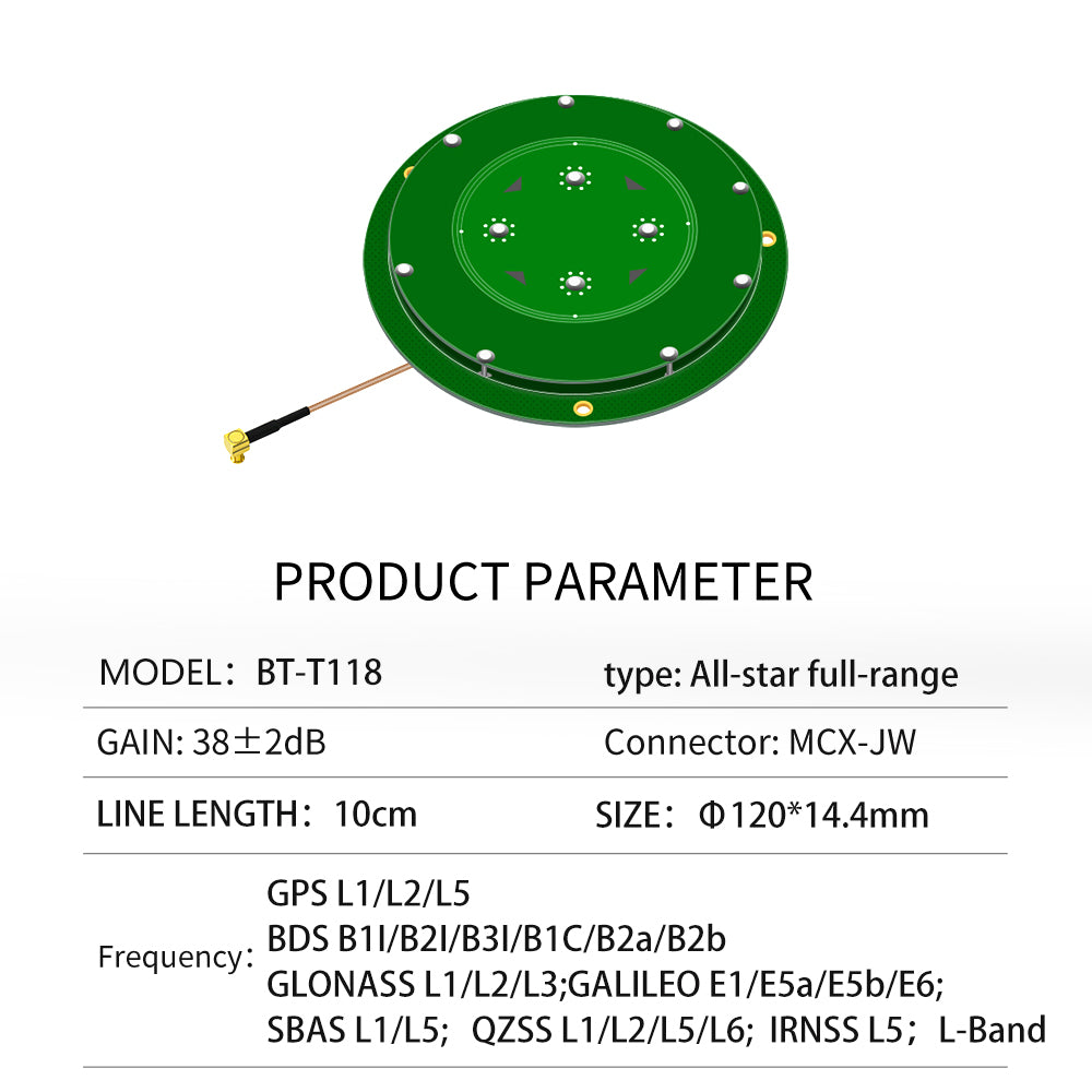 Beitian air medium GNSS built-in measurement antenna full-star full-frequency Beidou GPS mapping measurement