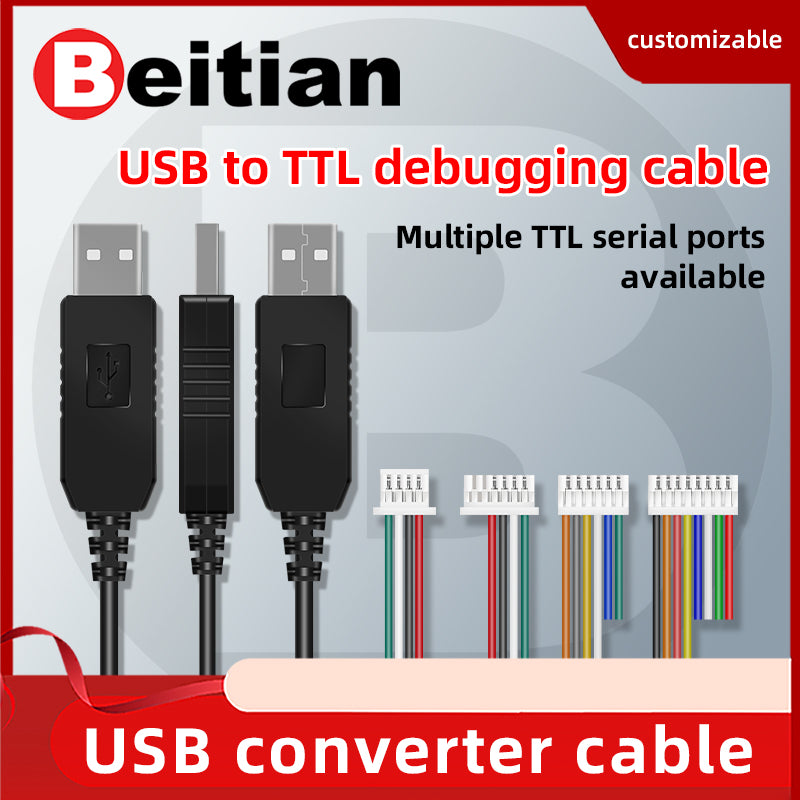 WindowsXP/WIN/7/8 PL-2303HX/TA chip USB to TTL level conversion cable can be customized