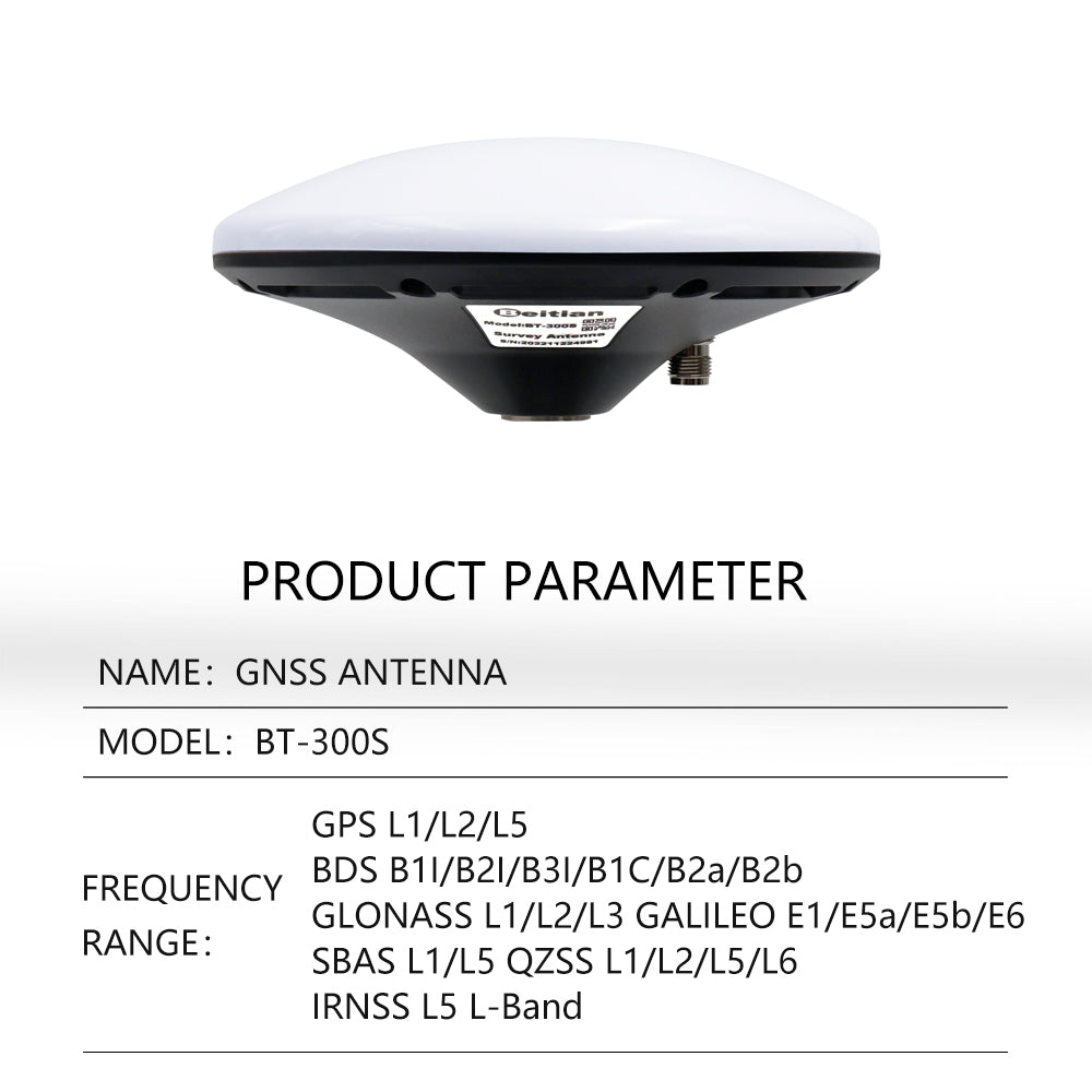 Beitian High Gain High Precision GNSS Antenna provide stability and reliability GNSS signal for positioning application