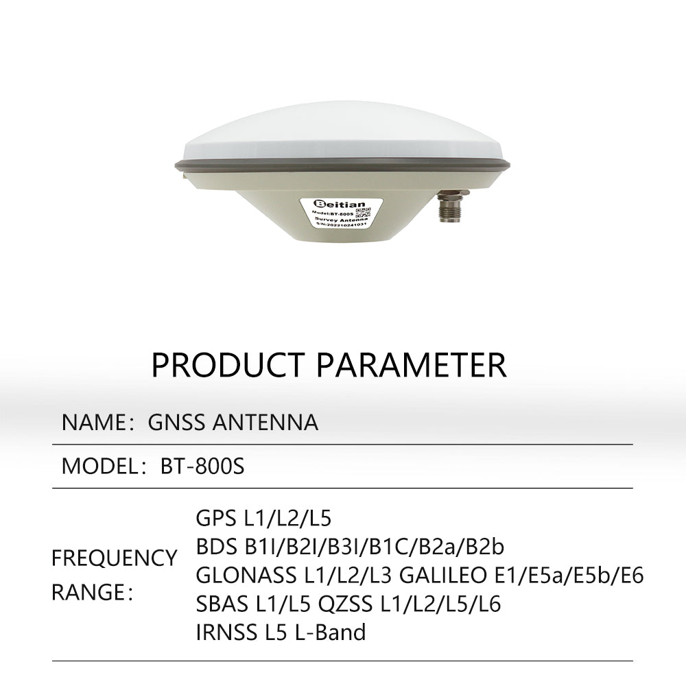 Beitian High Gain High Precision GNSS Antenna provide stability and reliability GNSS signal for positioning application